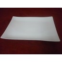 PLAT RECTANGULAIRE  DESIGN 32x22cm en porcelaine blanche