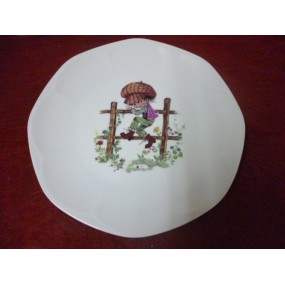 Assiette Décor enfant en porcelaine - Centre Vaisselle